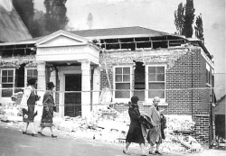 Napier Lodge damage 1931